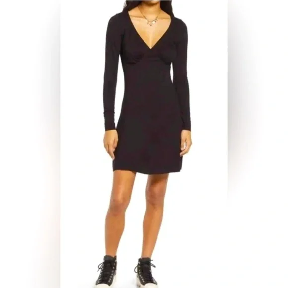 elegant knitted dress Rose Print Knit Dress